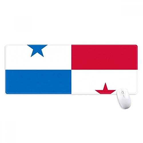 beatChong Panama Nationalflagge Nordamerika Land Griffige Mousepad Große Erweiterte Spiel Büro titched Kanten Computer-Mat Geschenk von beatChong