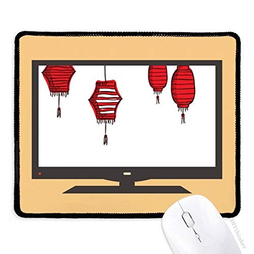 beatChong Rote Laternen chinesischen Jahr des Hahns Computer Mouse Pad Anti-Rutsch-Gummi Mousepad Spiel Büro von beatChong