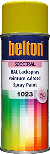 belton spectRAL Lackspray RAL 1023 verkehrsgelb, glänzend, 400 ml - Profi-Qualität von belton