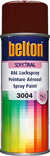 belton spectRAL Lackspray RAL 3004 purpurrot, glänzend, 400 ml - Profi-Qualität von belton
