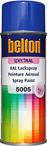 belton spectRAL Lackspray RAL 5005 signalblau, glänzend, 400 ml - Profi-Qualität von belton