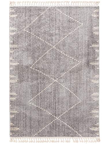 benuta TRENDS Teppich, Jute, Grau, 160x230 cm von benuta