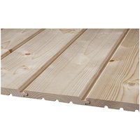 binderholz Profilbrett, Fichte / Tanne, BxH: 14,6 x 250 cm, Stärke: 19 mm - beige von binderholz