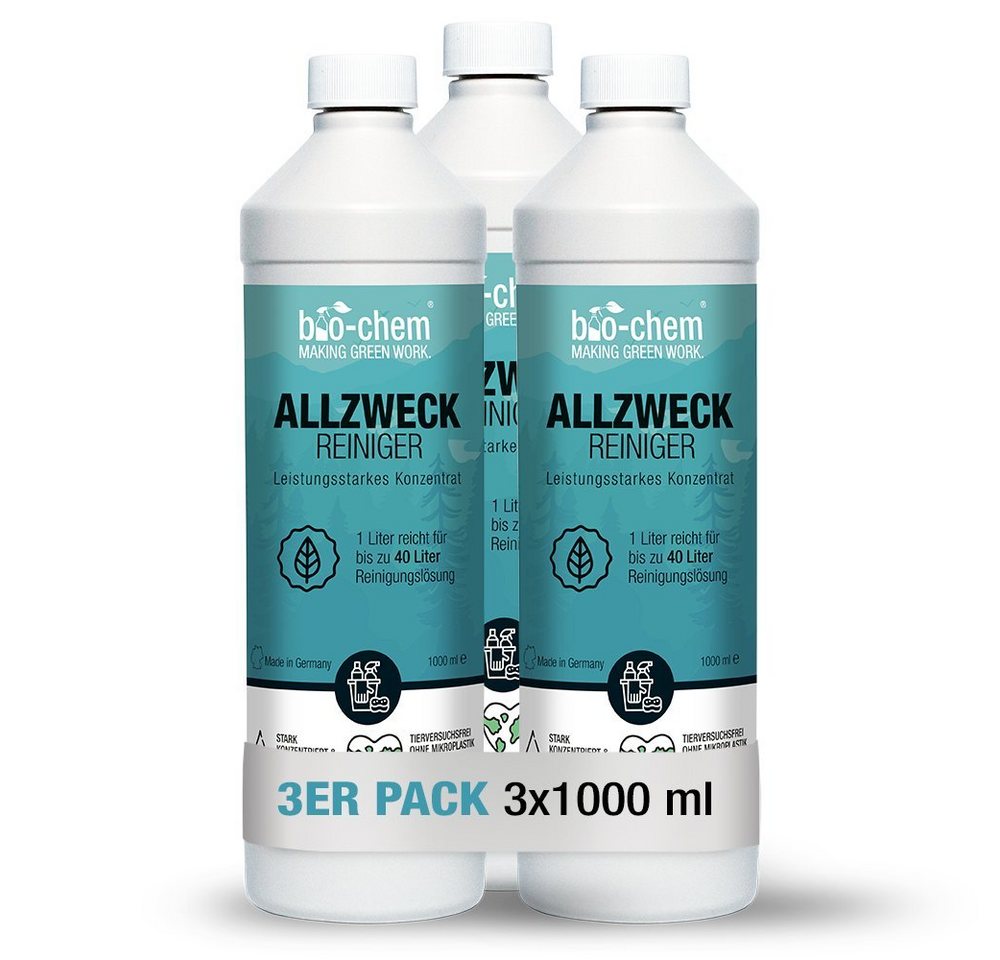 bio-chem Allzweckreiniger 3x 1 l Allzweckreiniger von bio-chem