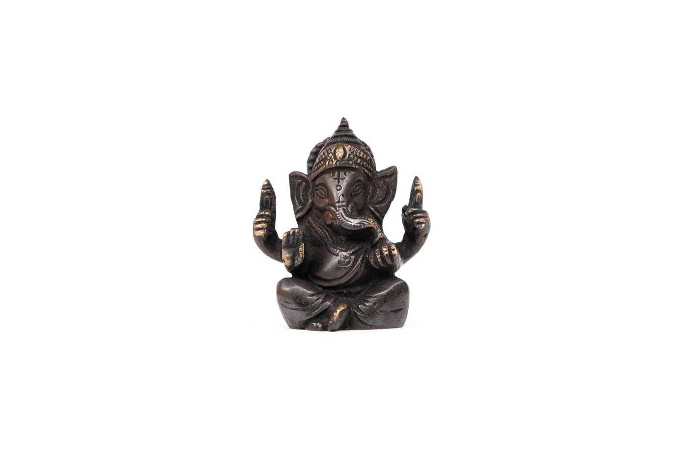 bodhi Dekofigur Ganesha Figur klein, schwarz ca. 7 cm von bodhi