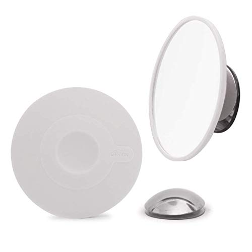 bosign Kosmetikspiegel 5X weiß-grau, Kunstoff, 11.2 cm von bosign