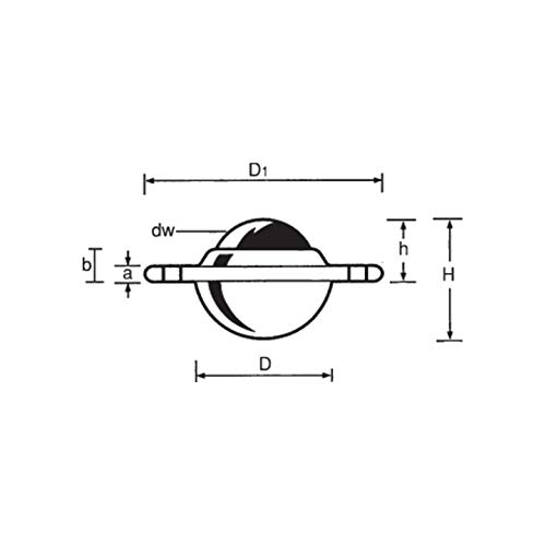 BS Rollen Kugelrolle E38.025 Nylon, Durchmesser 25 mm von bs_rollen