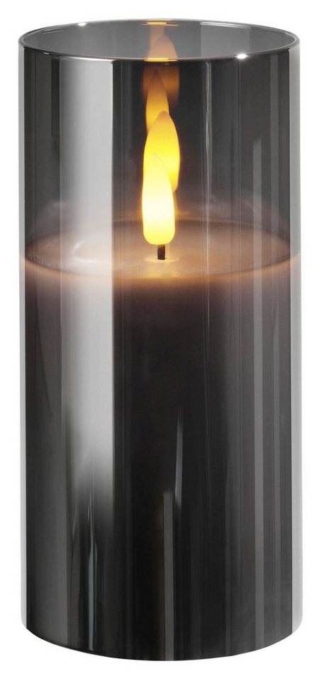 casa NOVA LED-Kerze FELIZIUS, Batteriebetrieben, 7 x 15 cm, Echtwachs von casa NOVA