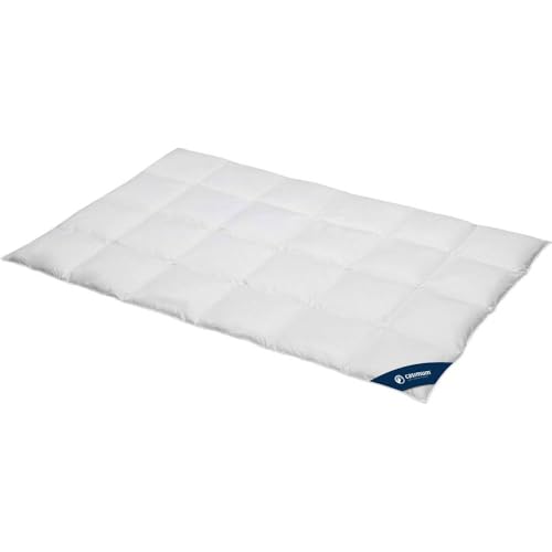 casimum® Premium Vierjahreszeiten Daunendecke | Ganzjahresdecke Bettdecke | 135 x 200 cm | 100% weiße, Neue Daunen | allergikerfreundlich | Made in Germany | weiß von casimum