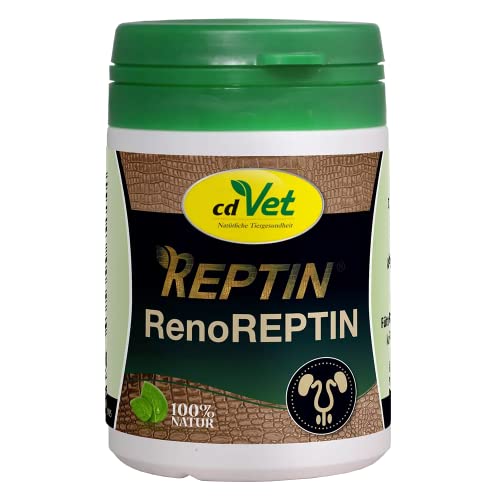 cdVet Naturprodukte RenoREPTIN 30 g - Reptilien - unterstützen die körpereigenen Abwehr- und Heilungsmechanismen - Harnwegsproblemen - Nieren- und Harnwege - natürliche Nahrungsergänzung - von cdVet