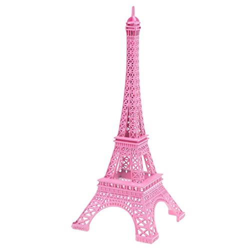 chiwanji Farbe Paris Eiffelturm Statue Figur Home Decor Vintage aus aus, Rosa, 25cm von chiwanji