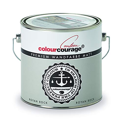 colourcourage L709449598 Premium matt Royan Rock 2,5L bunte Wandfarbe, 2.5 l (1er Pack) von colourcourage