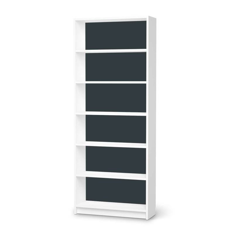 Klebefolie IKEA Billy Regal 6 F?cher - Design: Blaugrau Dark von creatisto