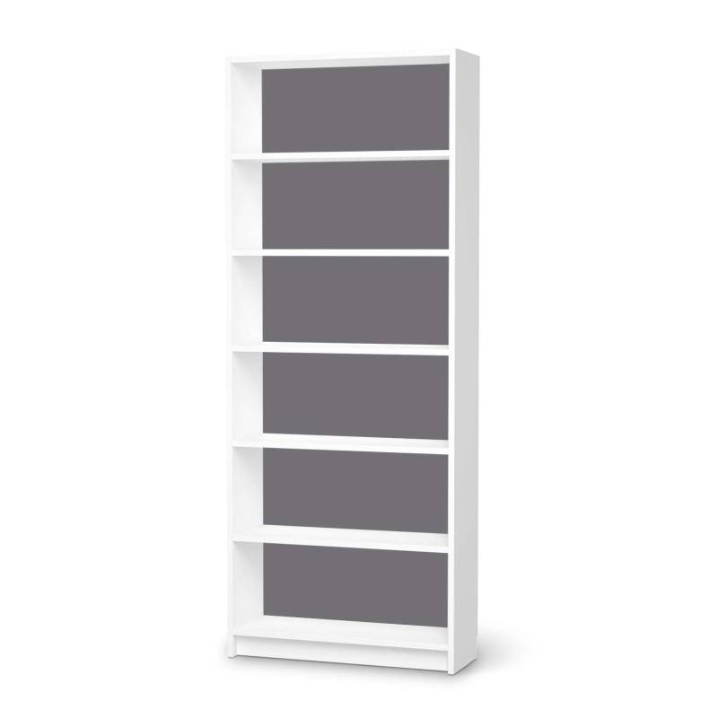 Klebefolie IKEA Billy Regal 6 F?cher - Design: Grau Light von creatisto