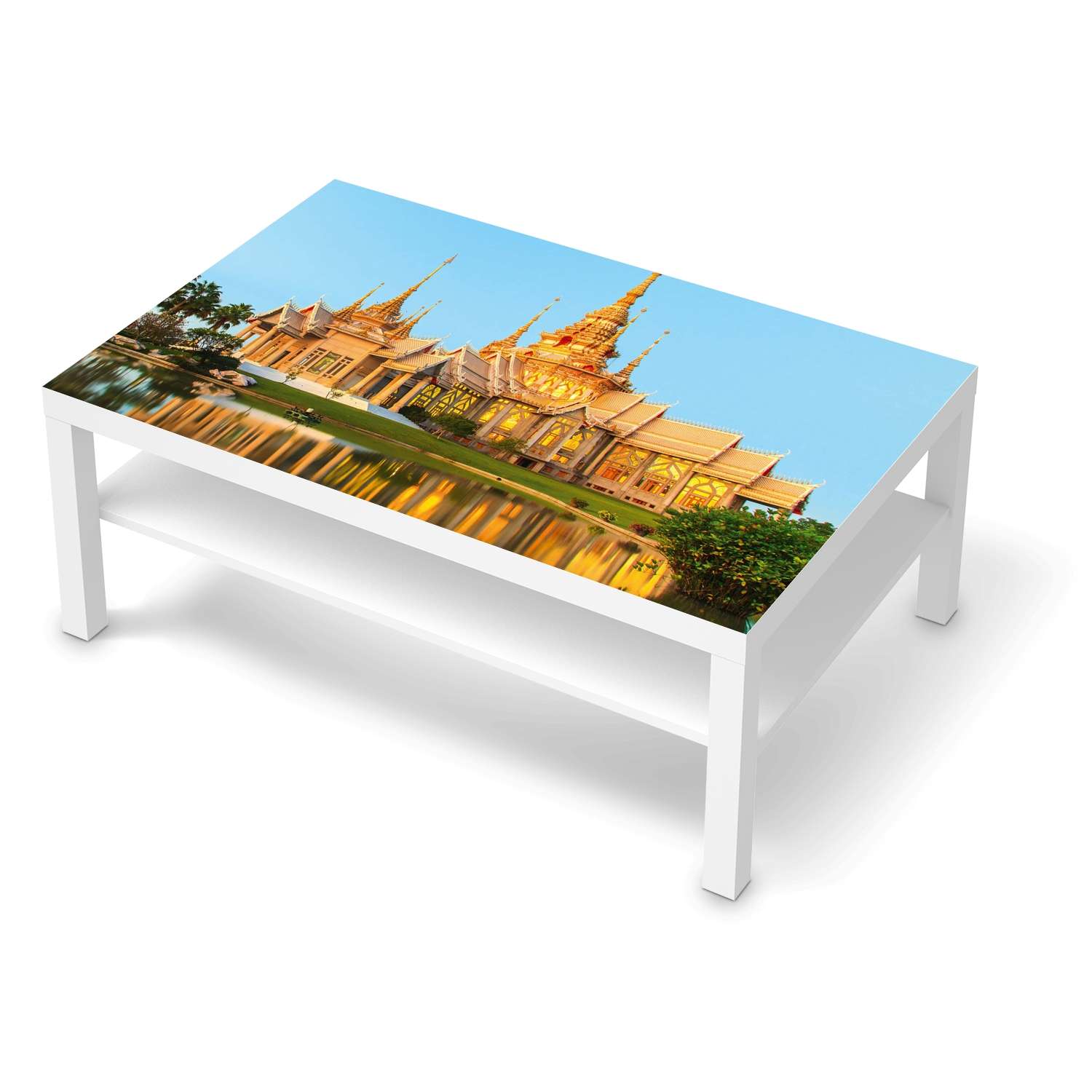 Klebefolie IKEA Lack Tisch 118x78 cm - Design: Thailand Temple von creatisto