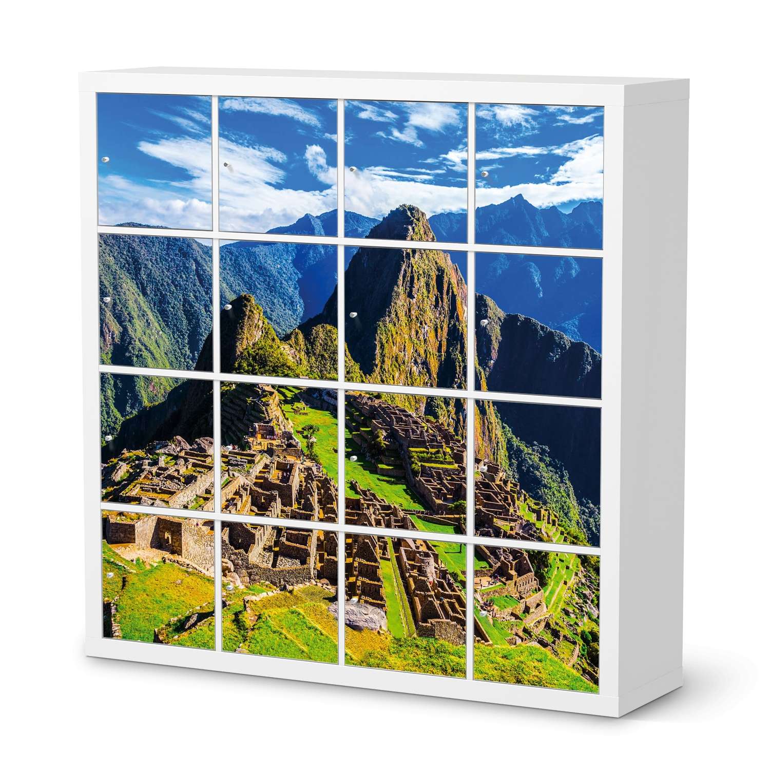 M?belfolie IKEA Kallax Regal 16 T?ren - Design: Machu Picchu von creatisto