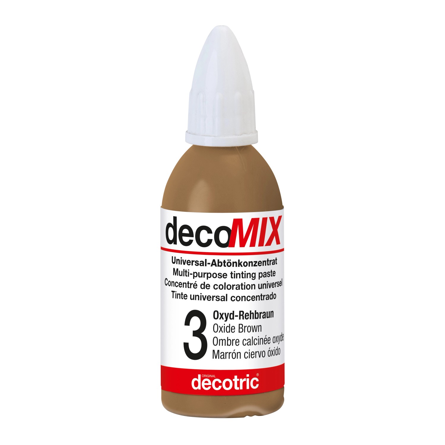 Decomix Universal-Abtönkonzentrat Oxyd-Rehbraun 20 ml von decotric