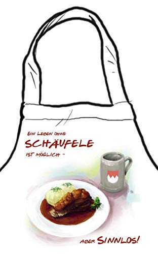 die stadtmeister Kochschürze/Grillschürze EIN Leben ohne Schäufele ist möglich, Aber sinnlos - als Geschenk für echte Franken oder als Souvenir von die stadtmeister