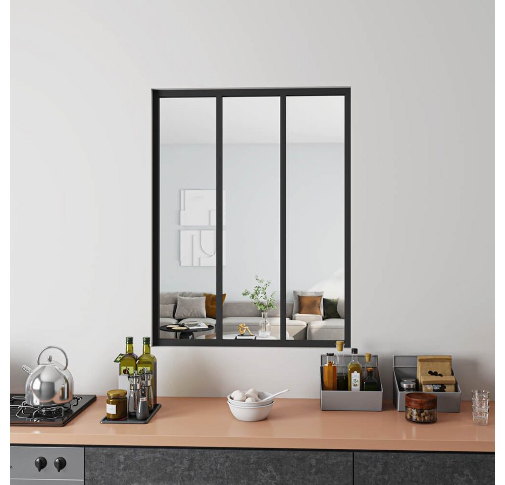 duschspa Trennwandplatten 930x1080x4mm ESG Glaswand Trennwand Fenster schwarzes Aluminium, (Set) von duschspa