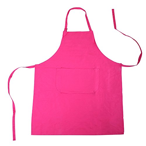 eBuyGB 2 Stück Full Küche Schürze mit Fronttasche, Baumwolle, Rose, 10er-Pack von eBuyGB