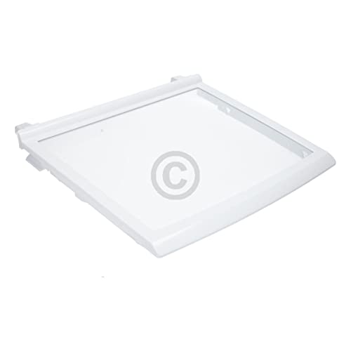 Glasplatte kompatibel mit LG 5027JA1075D 420x380mm mit Leisten für Kühlteil KühlGefrierKombination von eVendix