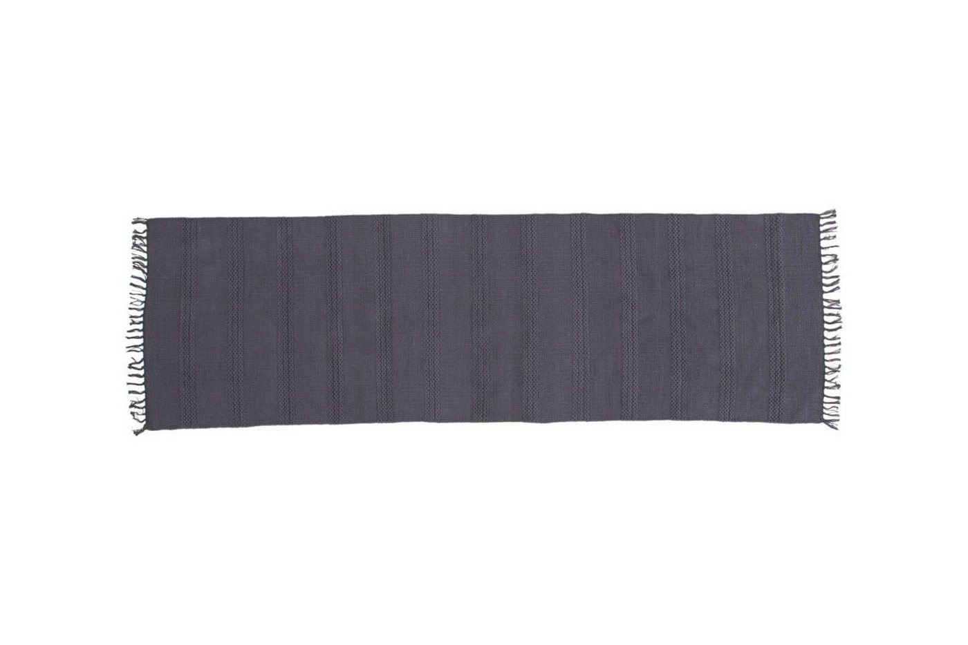 Teppich Nico Teppich 250x80 cm Baumwolle grau., ebuy24, Höhe: 1 mm von ebuy24