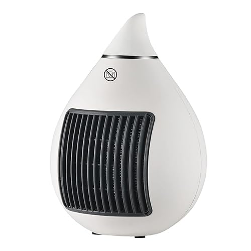 Thermoventilator, Keramik, Weiß/Chrom, 1500 W, regulierbar, 2 Leistungsstufen, Kippschutz von eden pulse