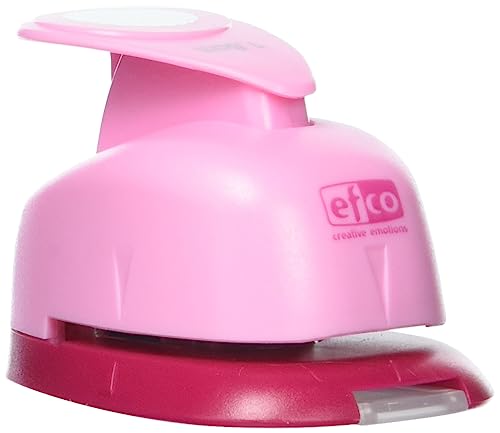 efco 1790109 Stanzer S, Kreis gezahnt 5/8 Zoll Motivstanzer, Kern: Metall, Pink, 6 x 4 x 4,5 cm von efco