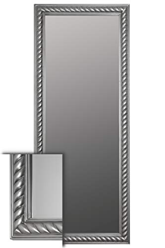 elbmöbel Spiegel Silber Ankleidespiegel 150x60cm im Holzrahmen Shabby Chic Spiegelfläche von elbmöbel