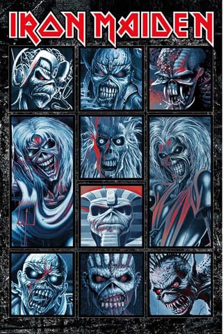 Iron Maiden - Ten Eddies - Musik Hard Heavy Band Poster Druck - Grösse 61x91,5 cm von empireposter