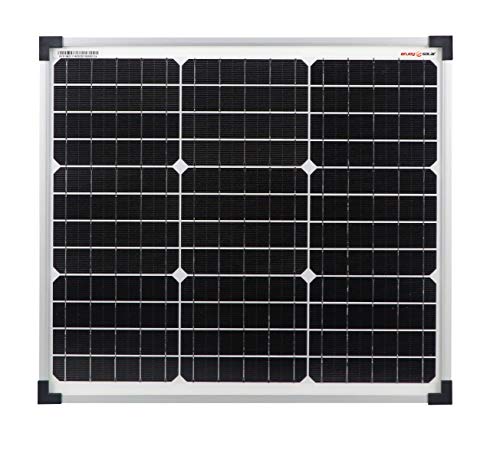 Enjoysolar Mono 30W 12V Monokristallines Solarpanel Solarmodul Photovoltaikmodul ideal für Wohnmobil, Gartenhäuse, Boot von enjoy solar