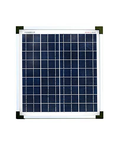 enjoy solar Poly 20W 12V Polykristallines Solarpanel Solarmodul Photovoltaikmodul ideal für Wohnmobil, Gartenhäuse, Boot von enjoy solar