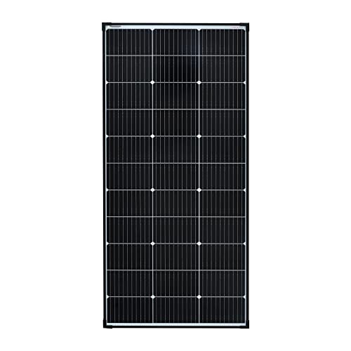 enjoy solar 150W 12V Monokristallines Solarmodul, 182mm Solarzellen 10 Busbars Solarpanel ideal für Wohnmobil, Balkonanlage, Gartenhäuse, Boot von enjoy solar