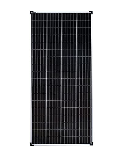 enjoy solar Mono 200W 36V Monokristallin Solarmodul Solarpanel ideal für 24V Gartenhäuse, Balkonkraftwerk,Wohnmobil,Caravan Boot (Mono 200W 36V) von enjoy solar