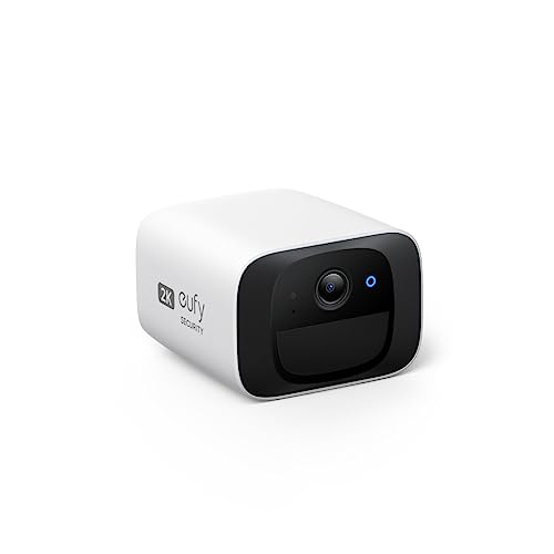 eufy Security SoloCam C210, Überwachungskamera aussen, 2K Auflösung, ohne monatliche Kosten, kabellos, 2,4 GHz WLAN, Kompatibel mit HomeBase 3, Gebührenfreie Nutzung von eufy Security