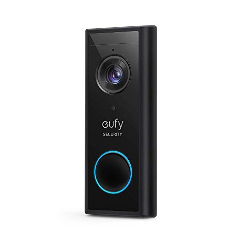 eufy Security, zusätzliche kabellose Video-Türklingel Akku, 2K HD,Türklingel mit Kamera-Funktion,Gebührenfreie Nutzung,Personenerkennung,Audiofunktion,kinderleichte Installation (HomeBase 2 notwendig) von eufy Security