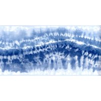 Tie Dye Tapete Bordüre - Blau | Spray Mit Wasser Und Aufhängen, Ultra Easy 15' L X 8, 5" B von ewallpaperandborder