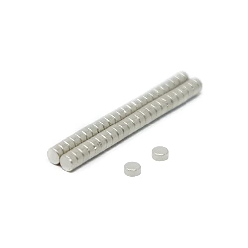 Samarium - Kobaltmagnet Für Motoren, Elektromotoren, Turbomaschinen und Sensoren - 2mm Durchmesser x 1mm Dick - 0,06kg Ziehen - Pack von 50 von first4magnets