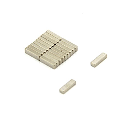 First4magnets 5 x 1,5 x 1 mm dicken N45 Neodym-Magneten-0,19 kg ziehen (Packung mit 20), Metall, Silver, 25 x 10 x 3 cm, Einheiten von first4magnets