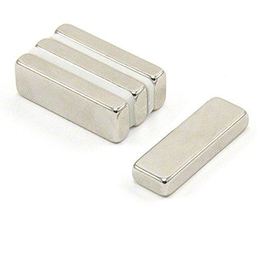 N42 Neodym - Magnet Für Kunst, Kunsthandwerk, Modellherstellung, Diy, Hobbys - 30mm x 10mm x 5mm Dick - 8,1kg Zug - Pack von 4 von first4magnets