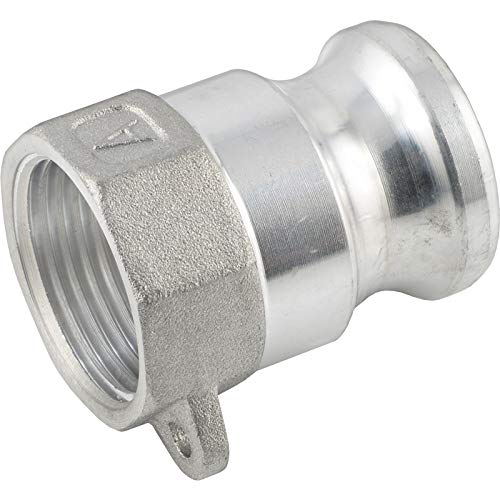 Fittingteile - Kamlock Schnellkupplungsstecker mit Innengewinde - Typ A (Werkstoff: Aluminium - Gewindegröße: Rp 2") von fittingteile