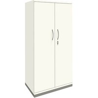 fm Aktenschrank Sidney, 4260672330959 weiß 3 Fachböden 80,0 x 44,2 x 151,7 cm von fm