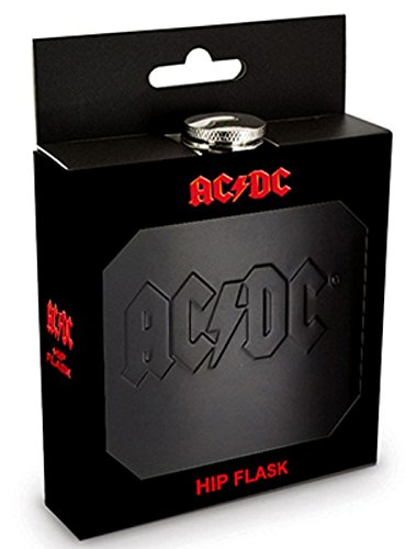 AC/DC Flachmann Black Logo Hip Flask von for-collectors-only
