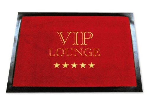 V.I.P. Lounge Fussmatte Fußabtreter VIP Lounge Türmatte Fußmatte Roter Tepich Red Carpet von for-collectors-only