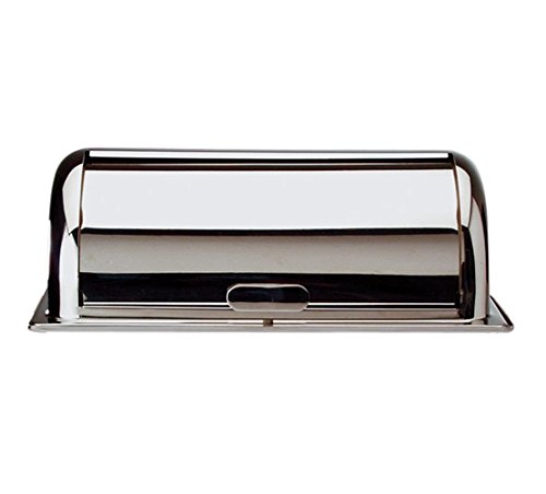 PROFI GN Rolltop-Deckel "SWISS" aus Edelstahl (hochglanzpoliert), speziell für Chafer, klappbar auf 90°, nachrüstbar / 55 x 34 x 19,5 cm | SUN von getgastro