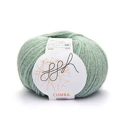 ggh Cumba Handstrickgarn, Wolle mit Alpaka, Farbe 53 - Mintgrün von ggh