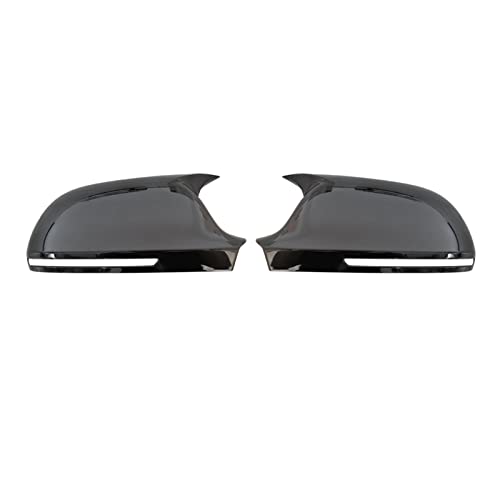 Spiegelkappen Für Audi A4 A5 S5 A3 RS3 RS4 RS5 2011-2016 Carbon Look Schwarz Ersatz B8.5 8K Spiegelabdeckung Seitenspiegelkappe (Farbe : Bright Black) von guostar