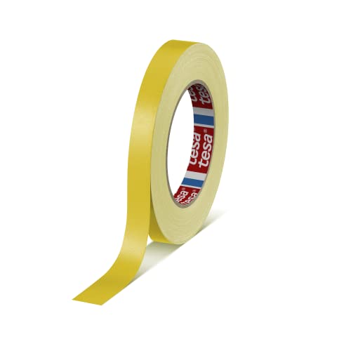 tesa band 4651 Premium leistungsstarkes Gewebeband versch. Breiten und Farben (50 m x 15 mm, gelb) von gws