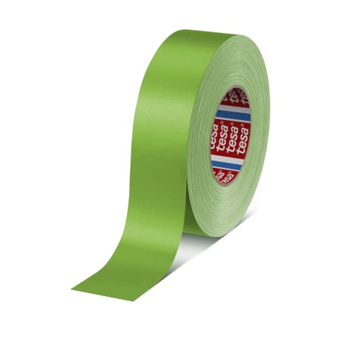 tesa band 4651 Premium leistungsstarkes Gewebeband versch. Breiten und Farben (50 m x 50 mm, grün) von gws