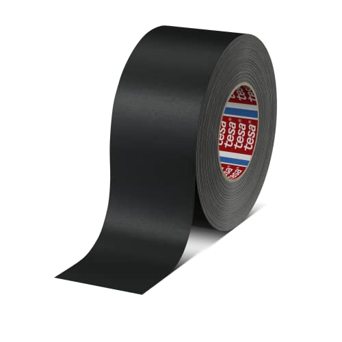 tesa band 4651 Premium leistungsstarkes Gewebeband versch. Breiten und Farben (50 m x 50 mm, schwarz) von gws